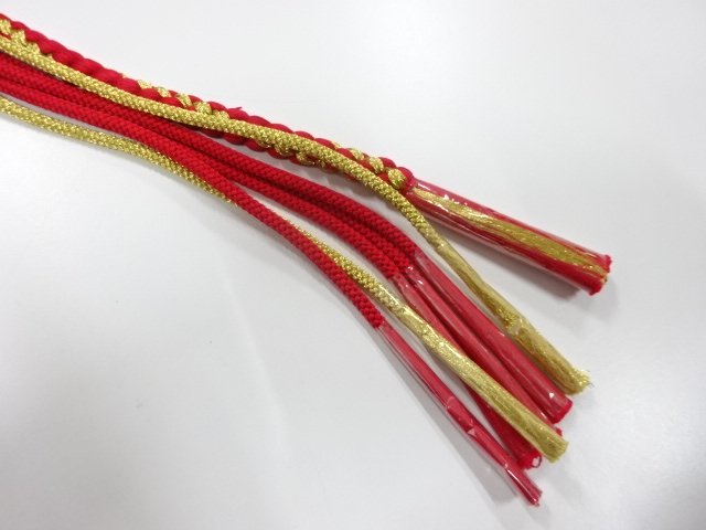  未使用品　正絹　振袖用　手組帯締め